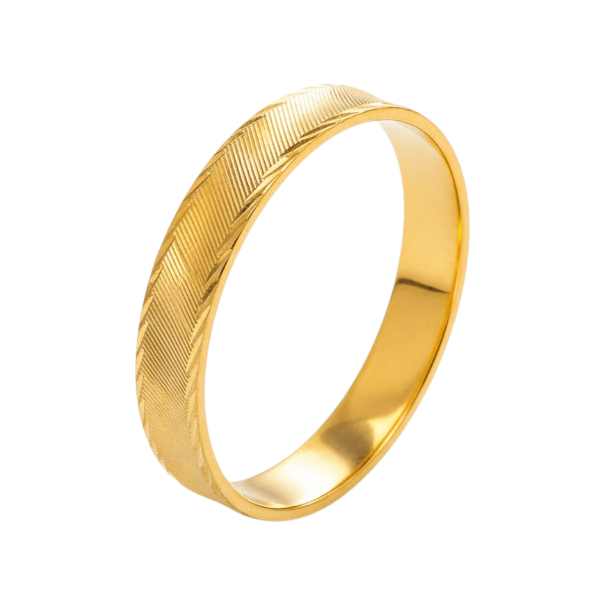 Aliança Ouro 4mm - Aurus Jóias