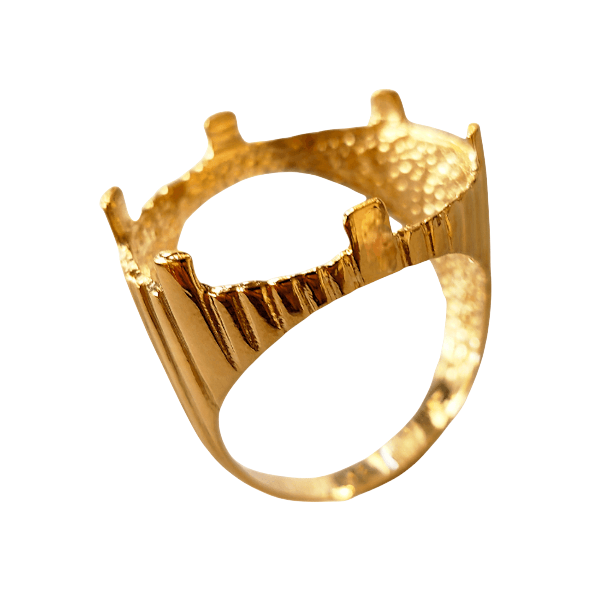 Anel Armação Libra Ouro - Aurus Jóias