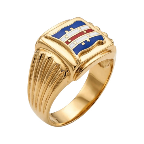 Anel Cabo Verde Ouro - Aurus Jóias