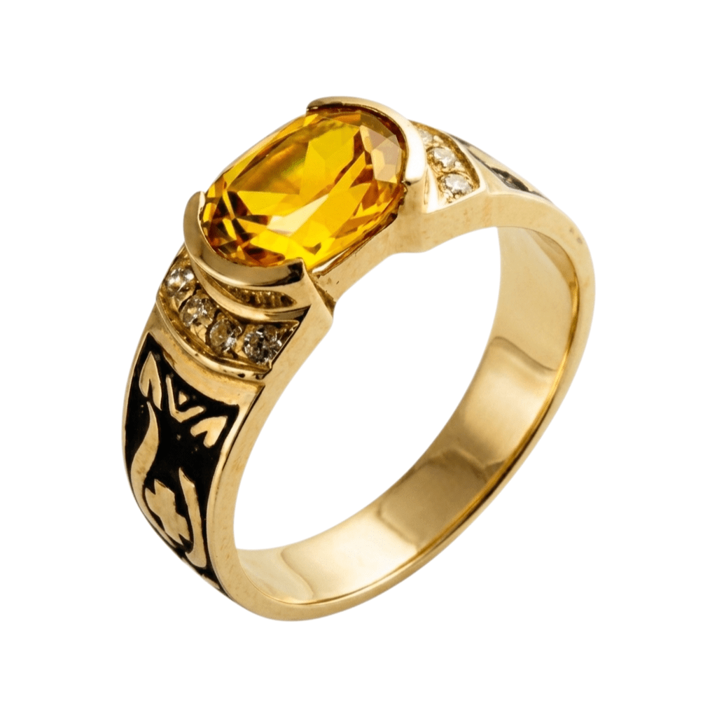 Anel de Curso Ouro - Aurus Jóias