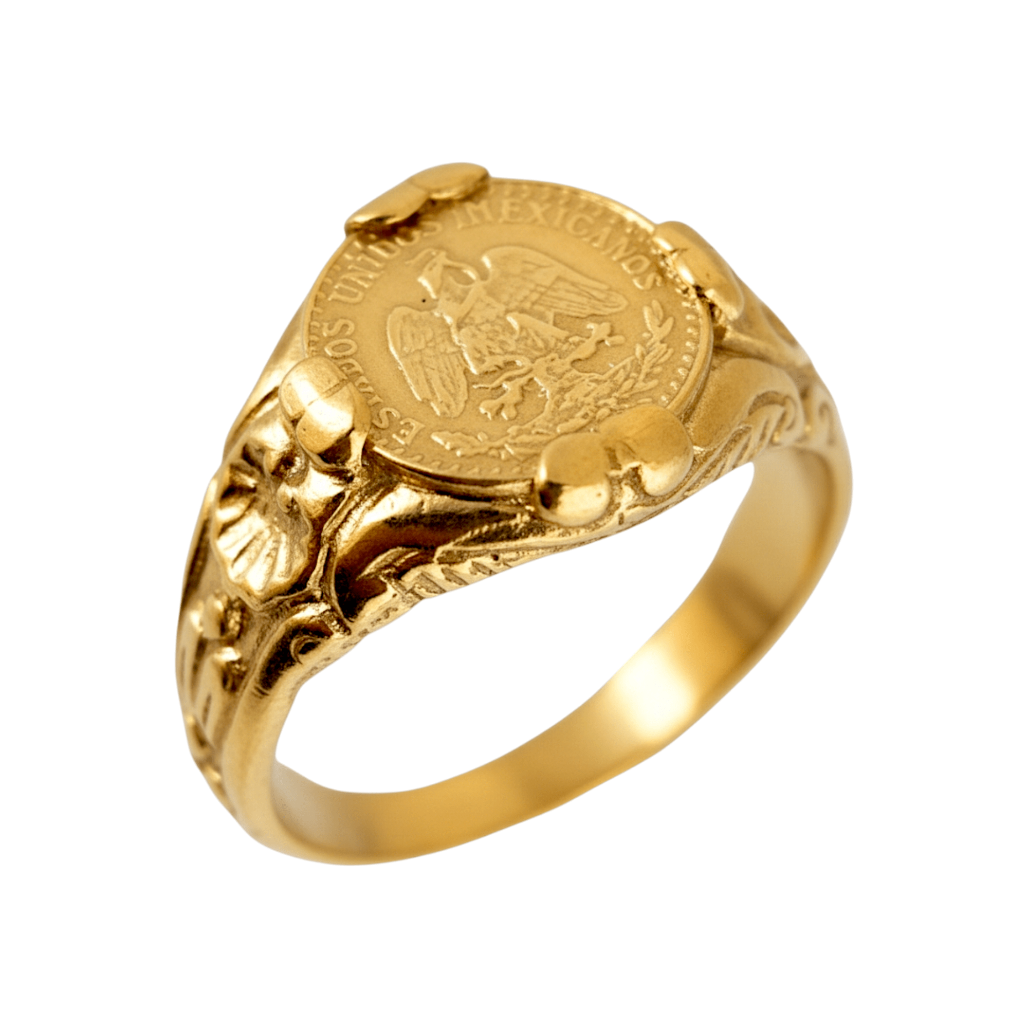 Anel Dois Pesos Prata - Aurus Jóias
