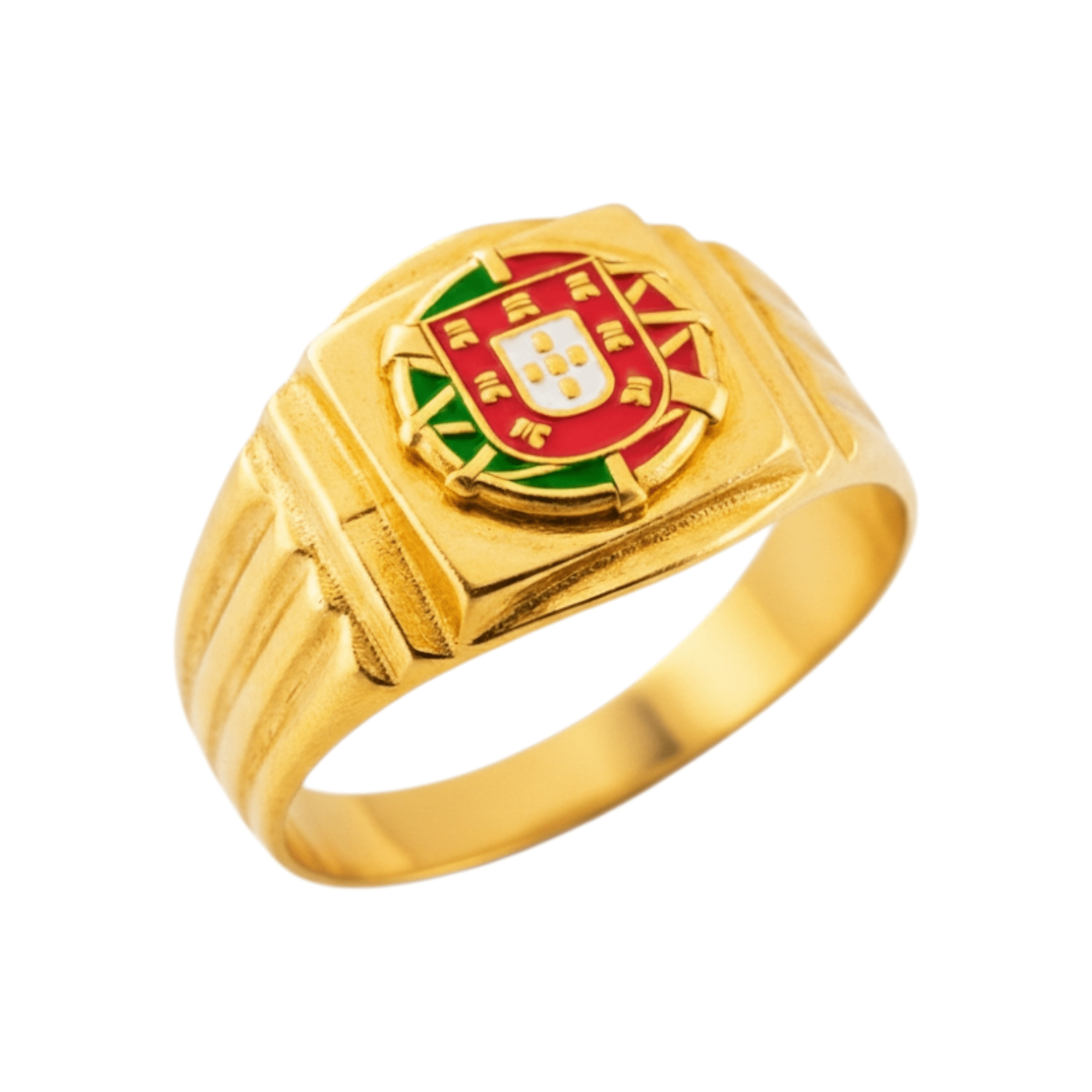 Anel Escudo Prata - Aurus Jóias