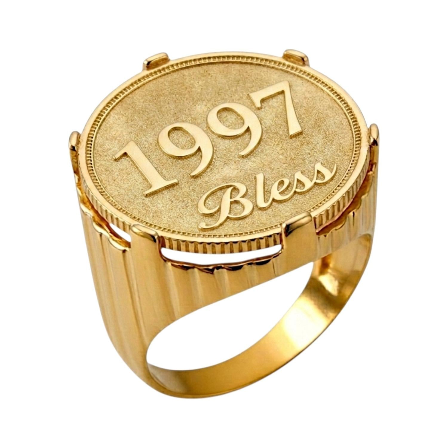 Anel Libra Personalizada Ouro - Aurus Jóias
