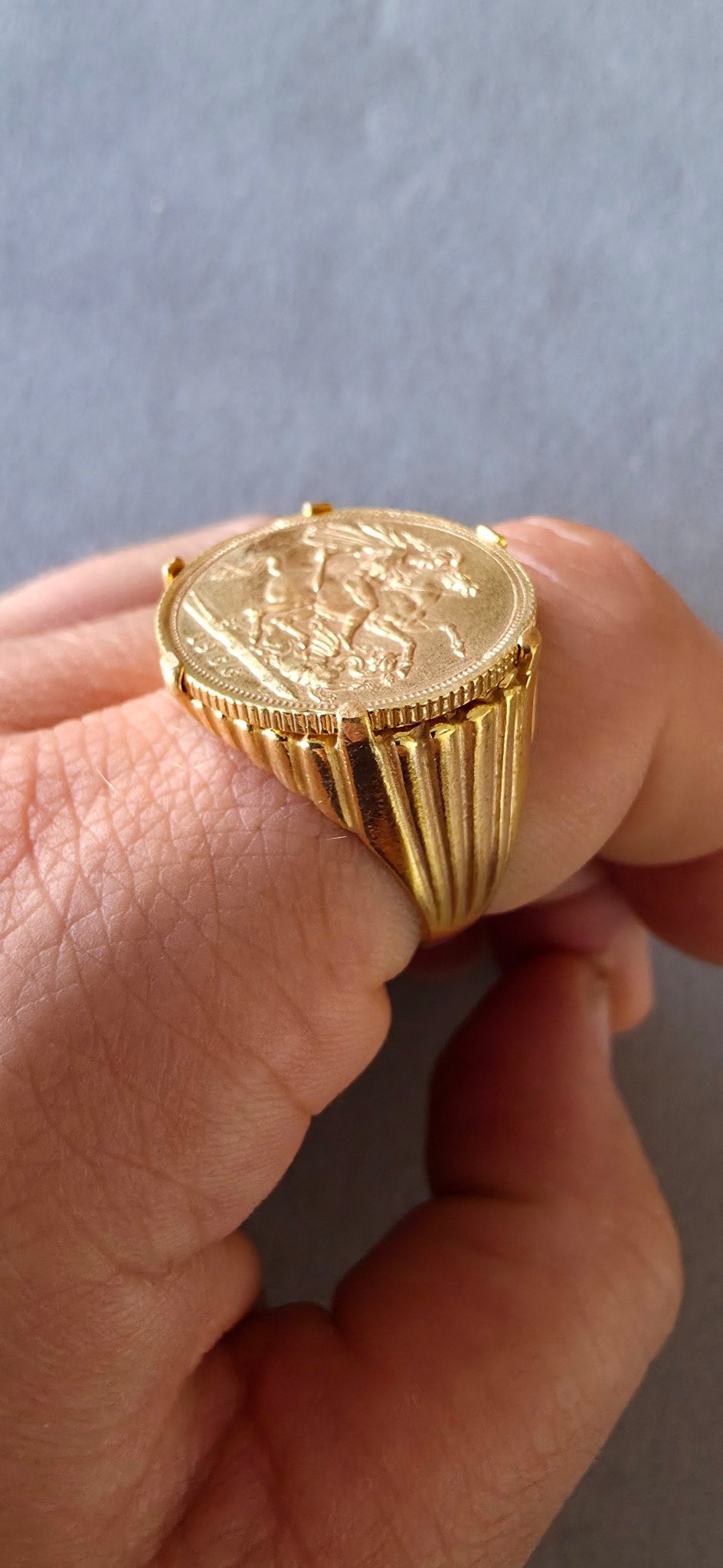 Anel Libra Prata Plaqueada Ouro 24kl - Aurus Jóias