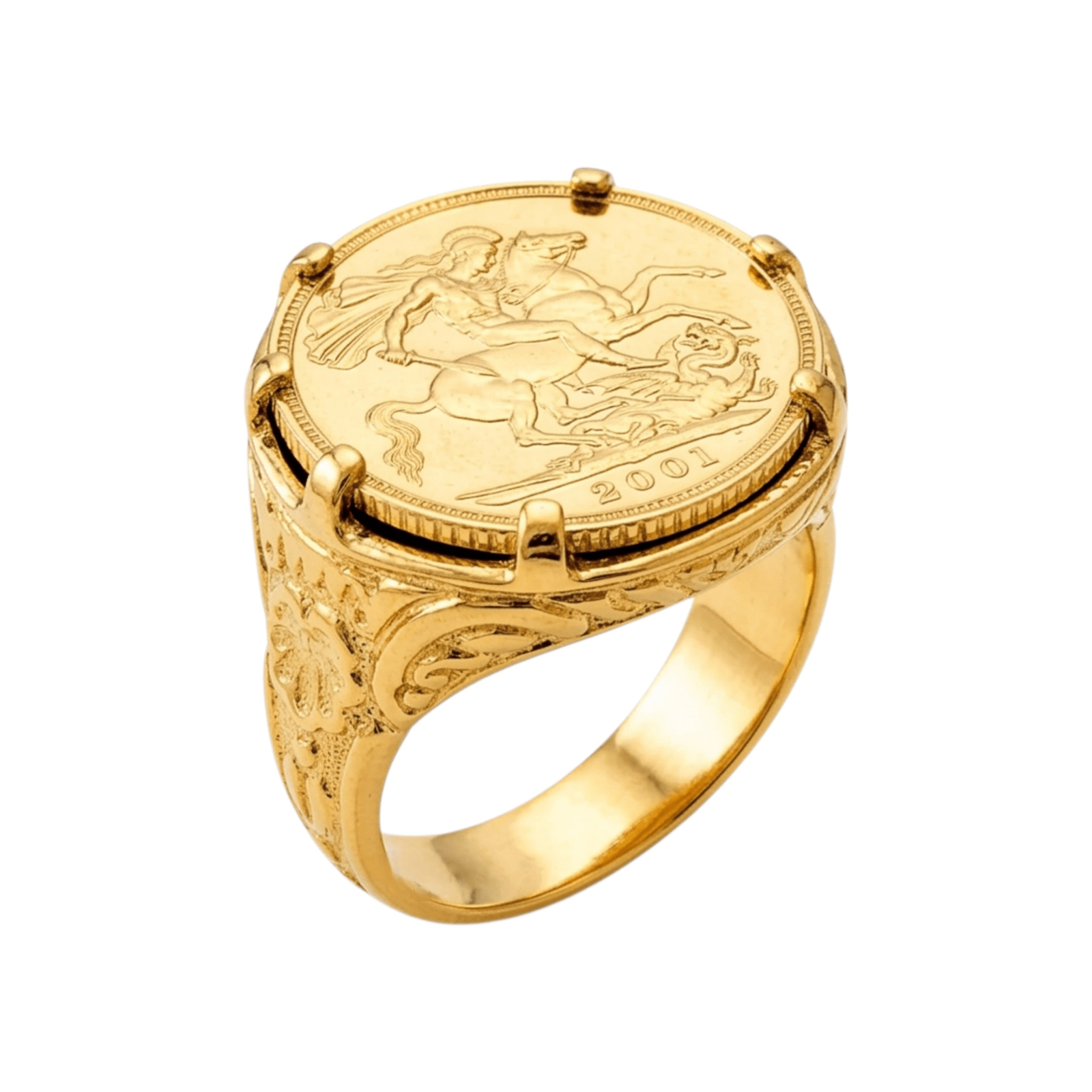 Anel Meia Libra Ouro - Aurus Jóias