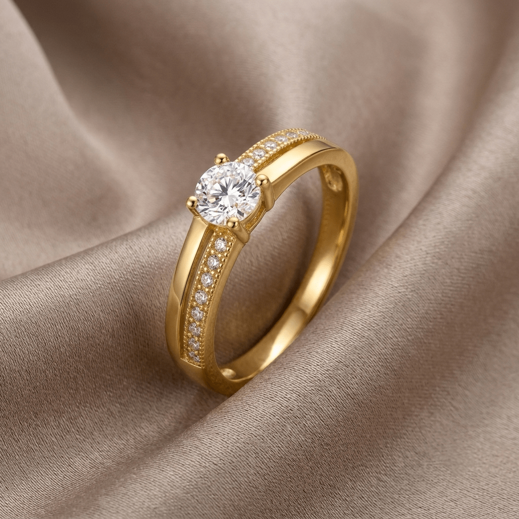 Anel Ouro - Aurus Jóias