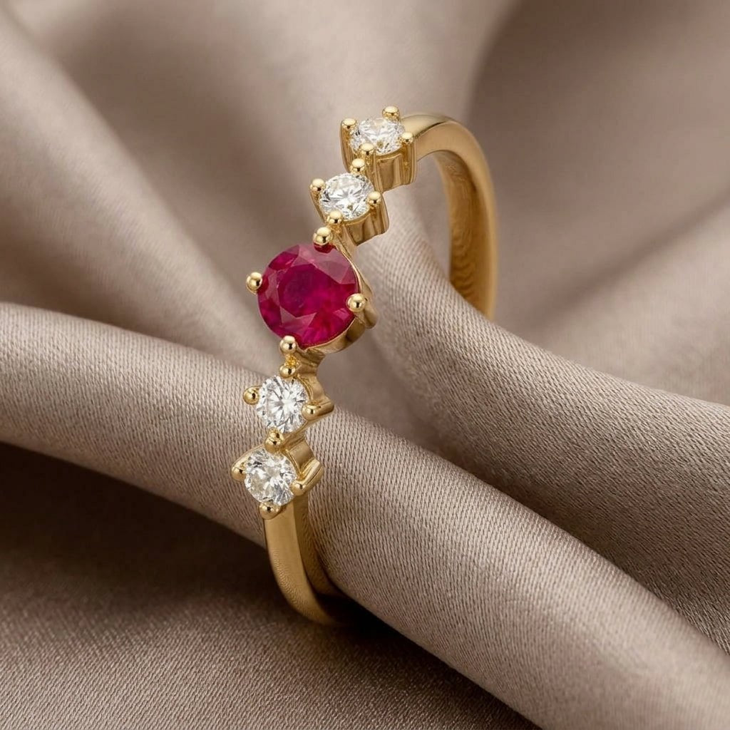 Anel Ouro - Aurus Jóias