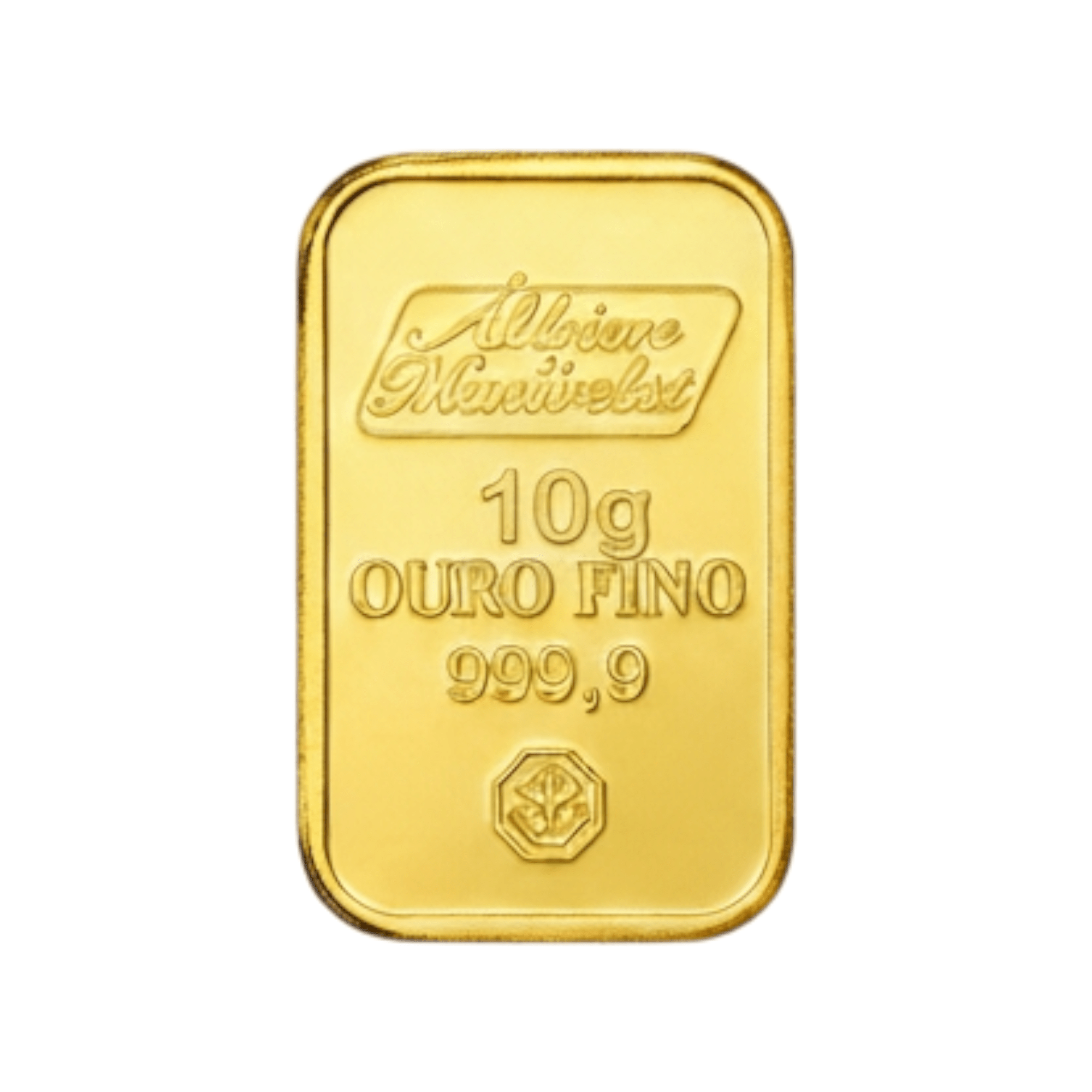Barra de Ouro 24Kl - 10g - Aurus Jóias