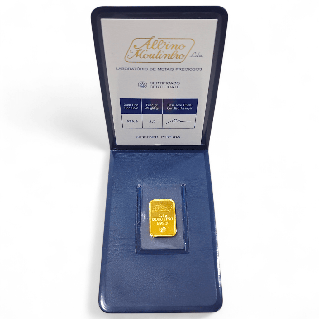 Barra de Ouro 24Kl - 2,5g - Aurus Jóias