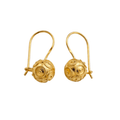 Brincos Bola de Viana 8mm Ouro - Aurus Jóias
