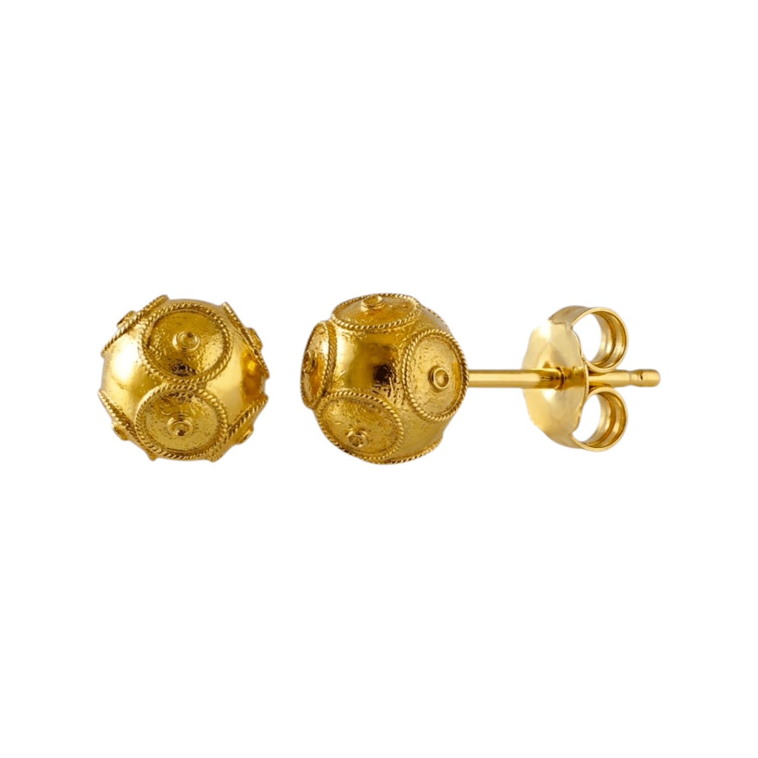 Brincos Bola de Viana Ouro - Aurus Jóias