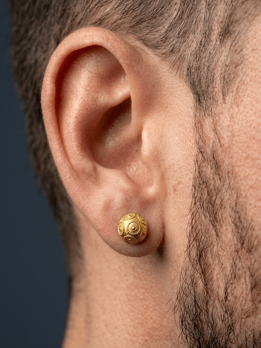 Brincos Bola de Viana Ouro - Aurus Jóias