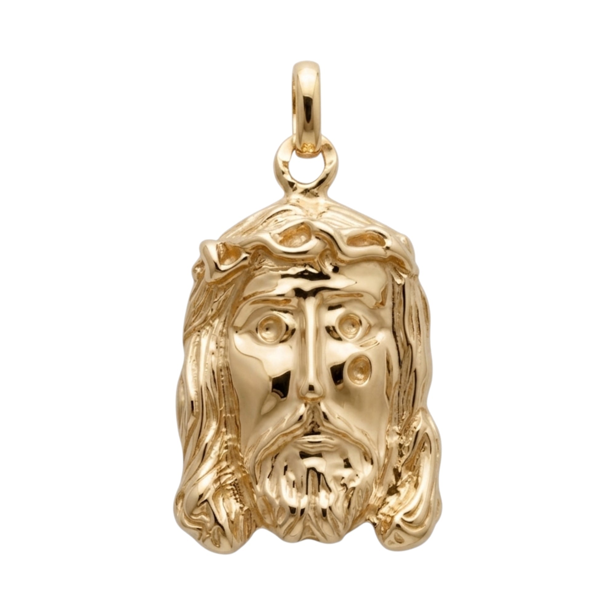 Cara de Cristo de Prata - Aurus Jóias