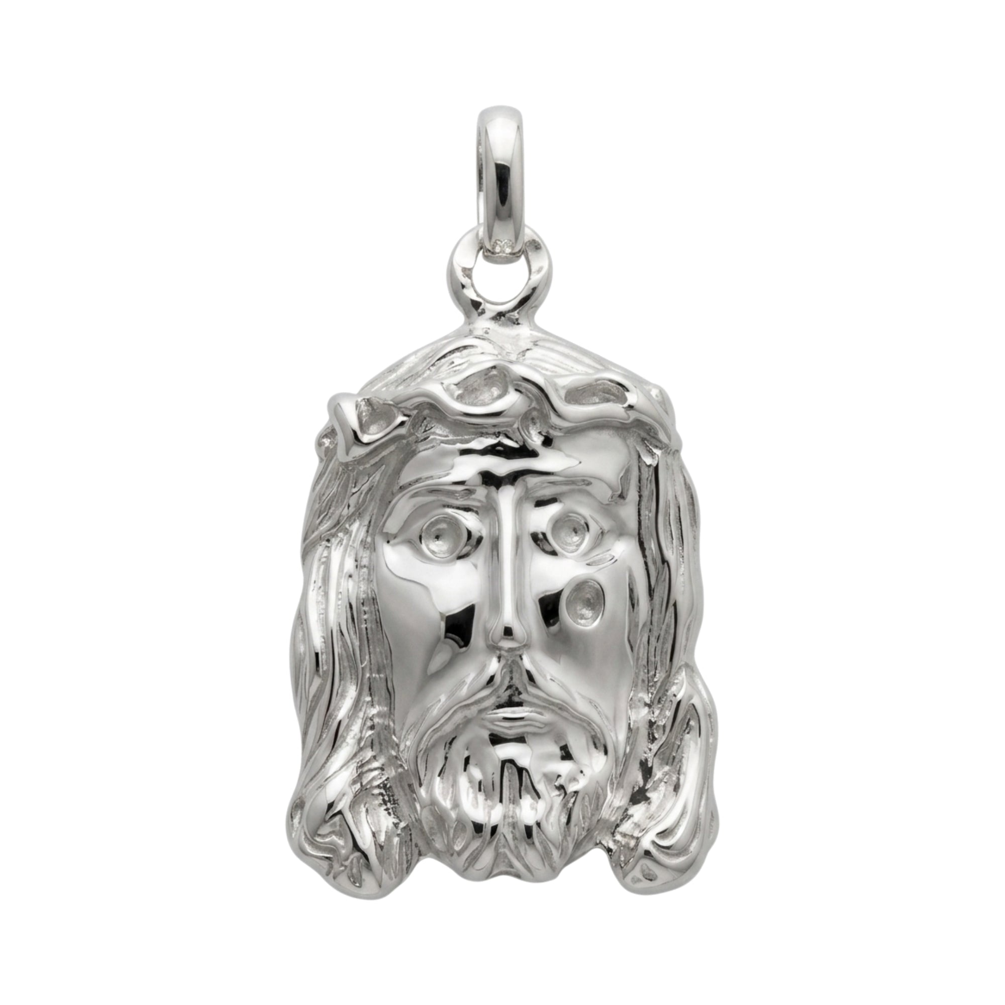 Cara de Cristo de Prata - Aurus Jóias