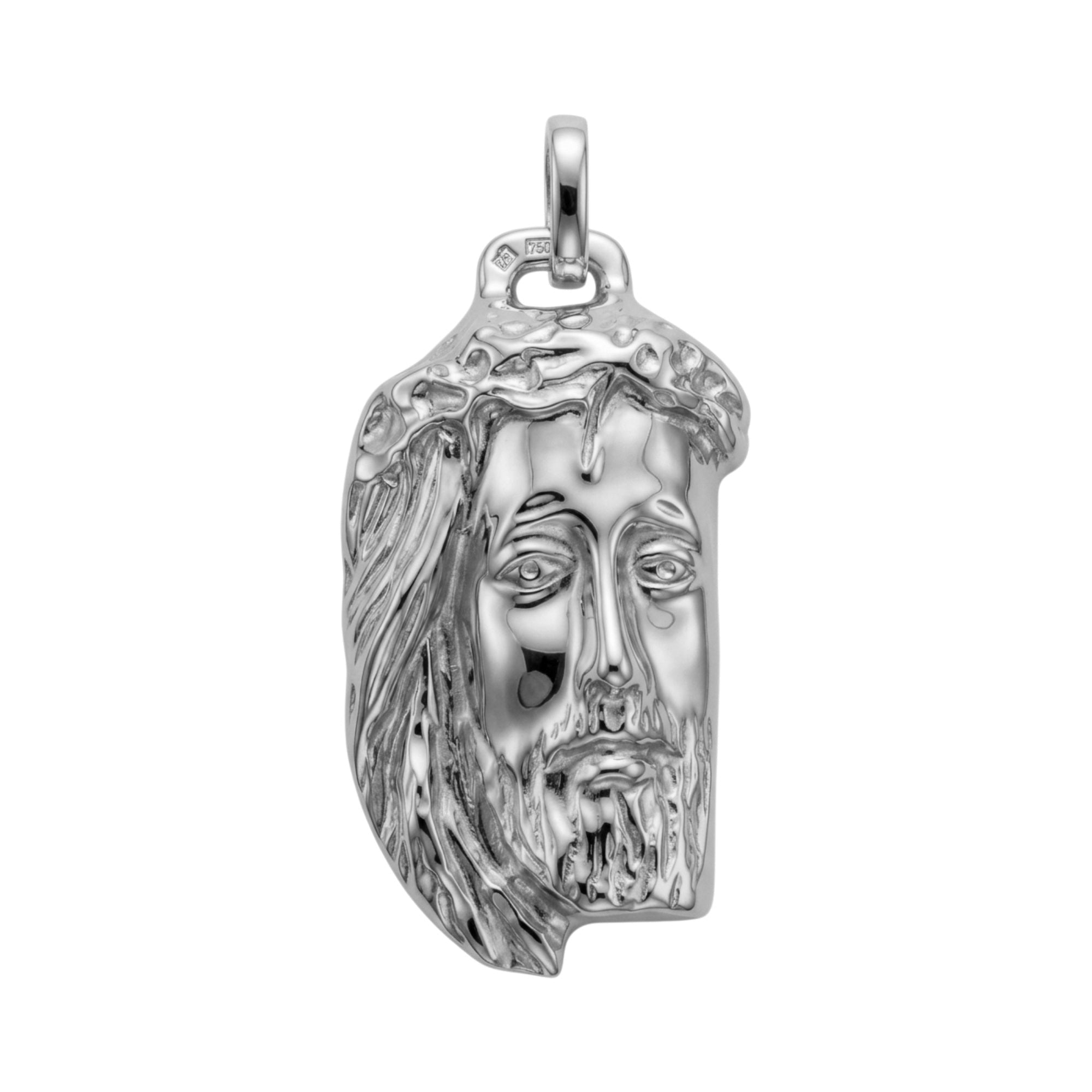 Cara de Cristo de Prata - Aurus Jóias