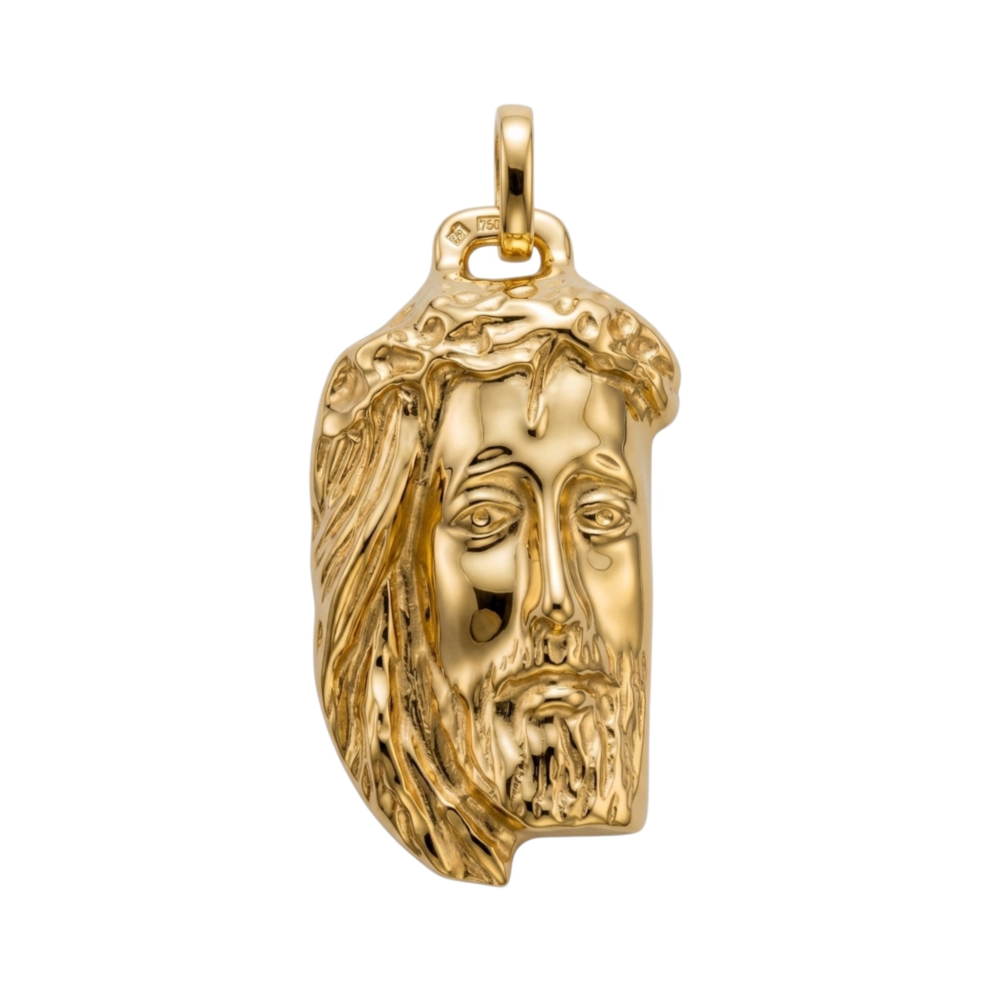 Cara de Cristo de Prata - Aurus Jóias