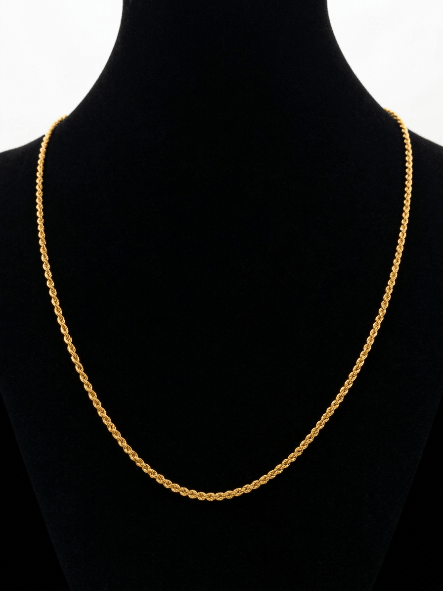 Colar Ouro 2mm - Aurus Jóias