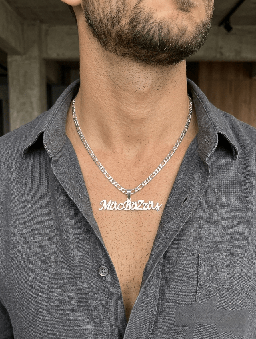 Colar Personalizado Prata - Aurus Jóias