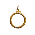 Medalha Armação 1/2 Libra Ouro - Aurus Jóias