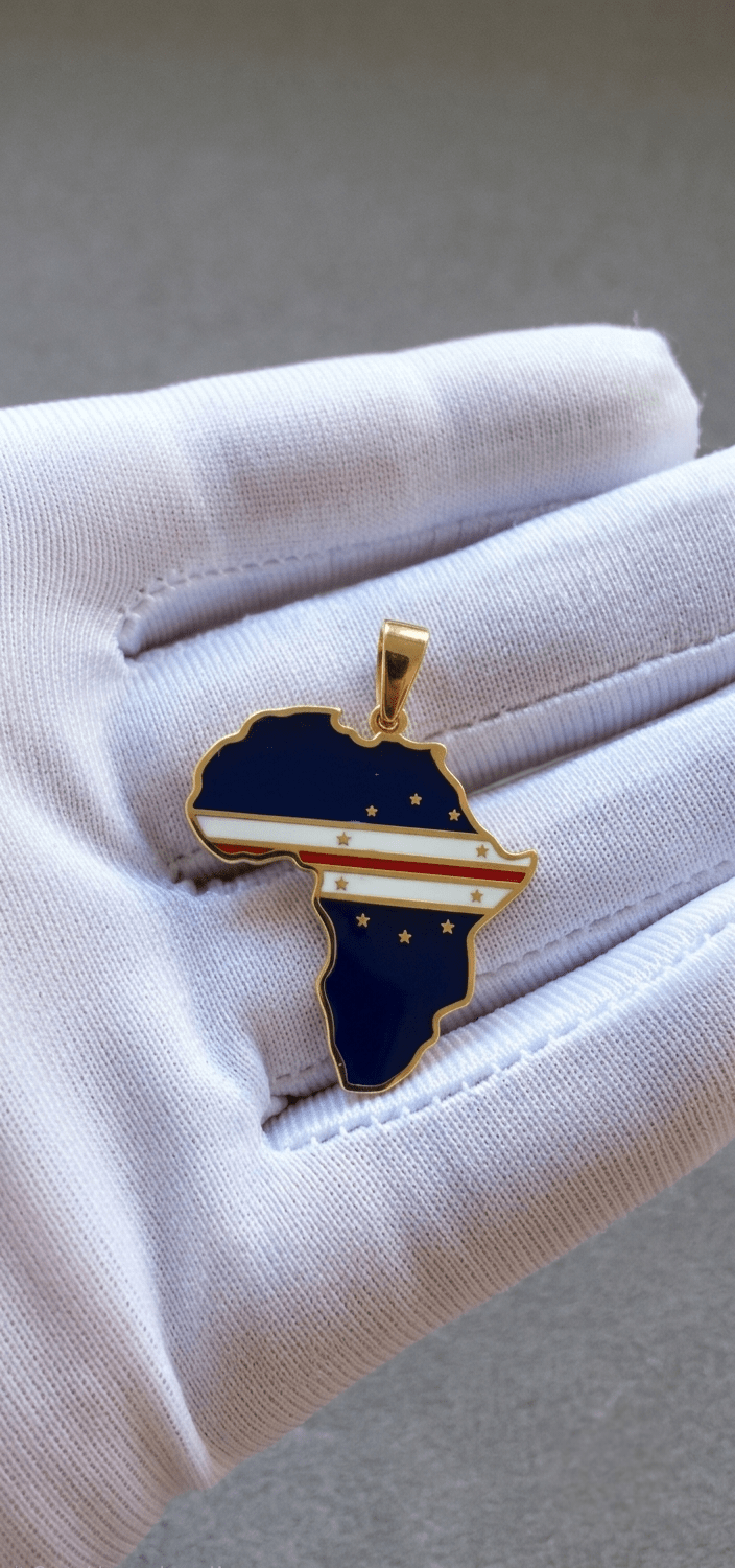 Medalha Cabo Verde Ouro - Aurus Jóias
