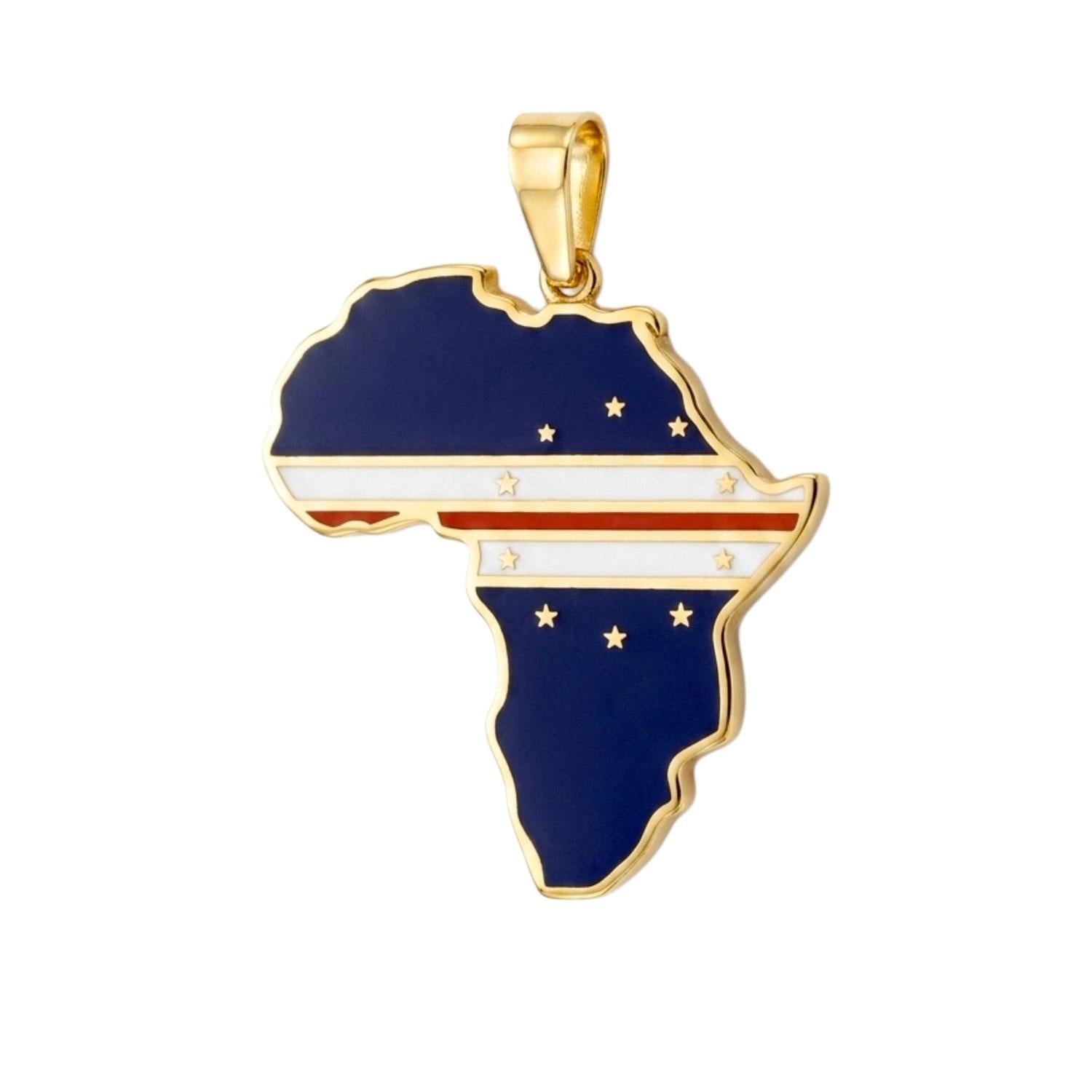 Medalha Cabo Verde Ouro - Aurus Jóias