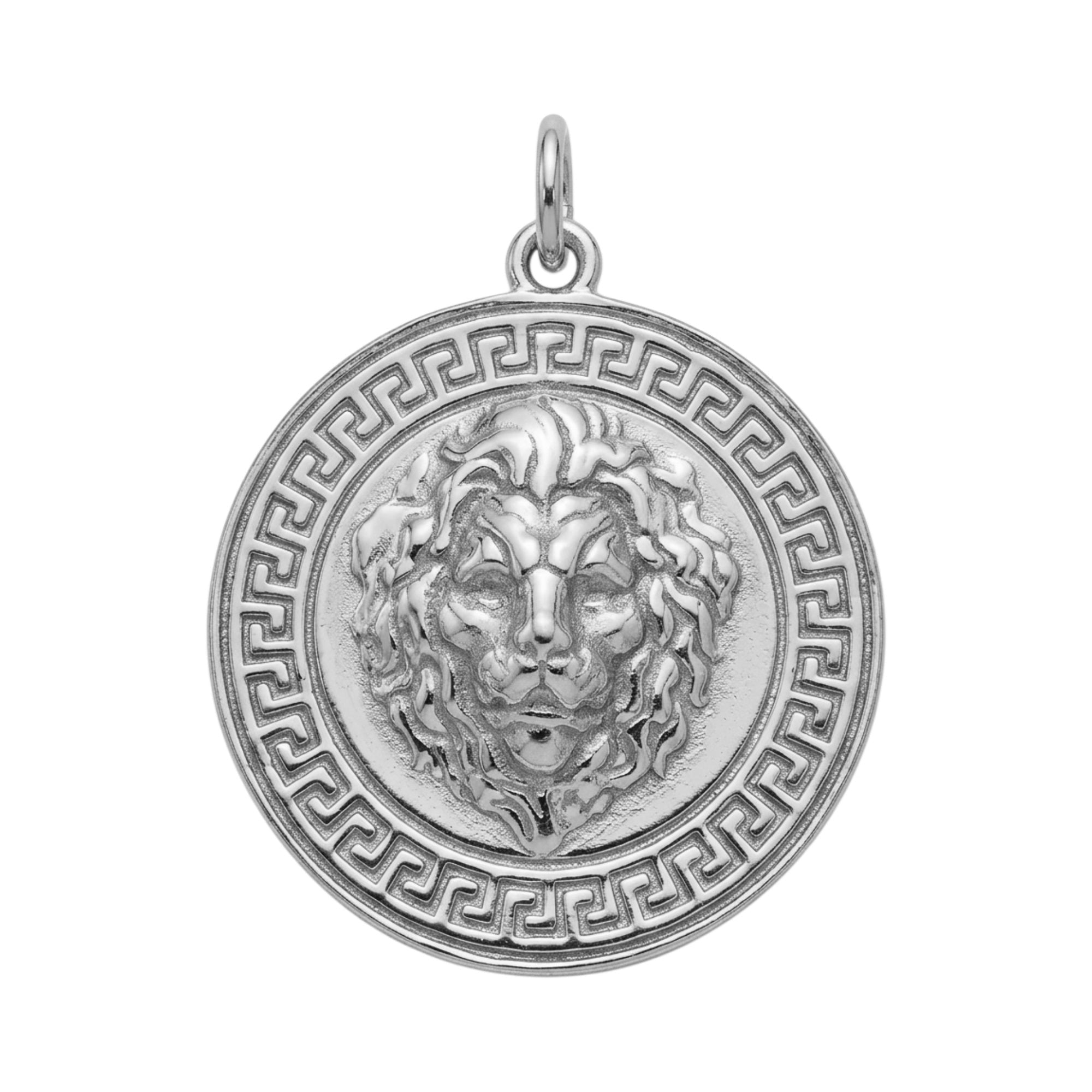 Medalha com Leão de Prata - Aurus Jóias