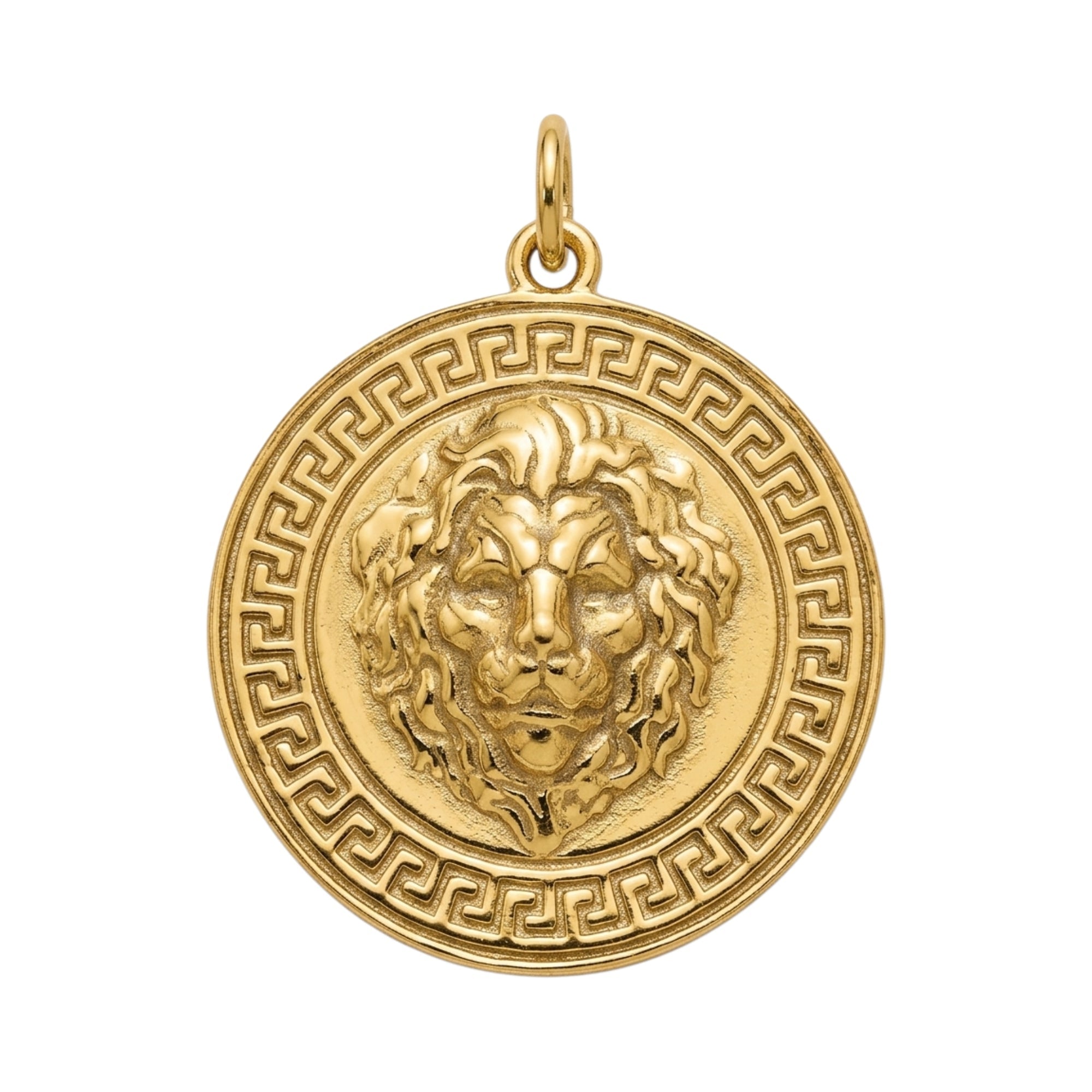 Medalha com Leão de Prata - Aurus Jóias
