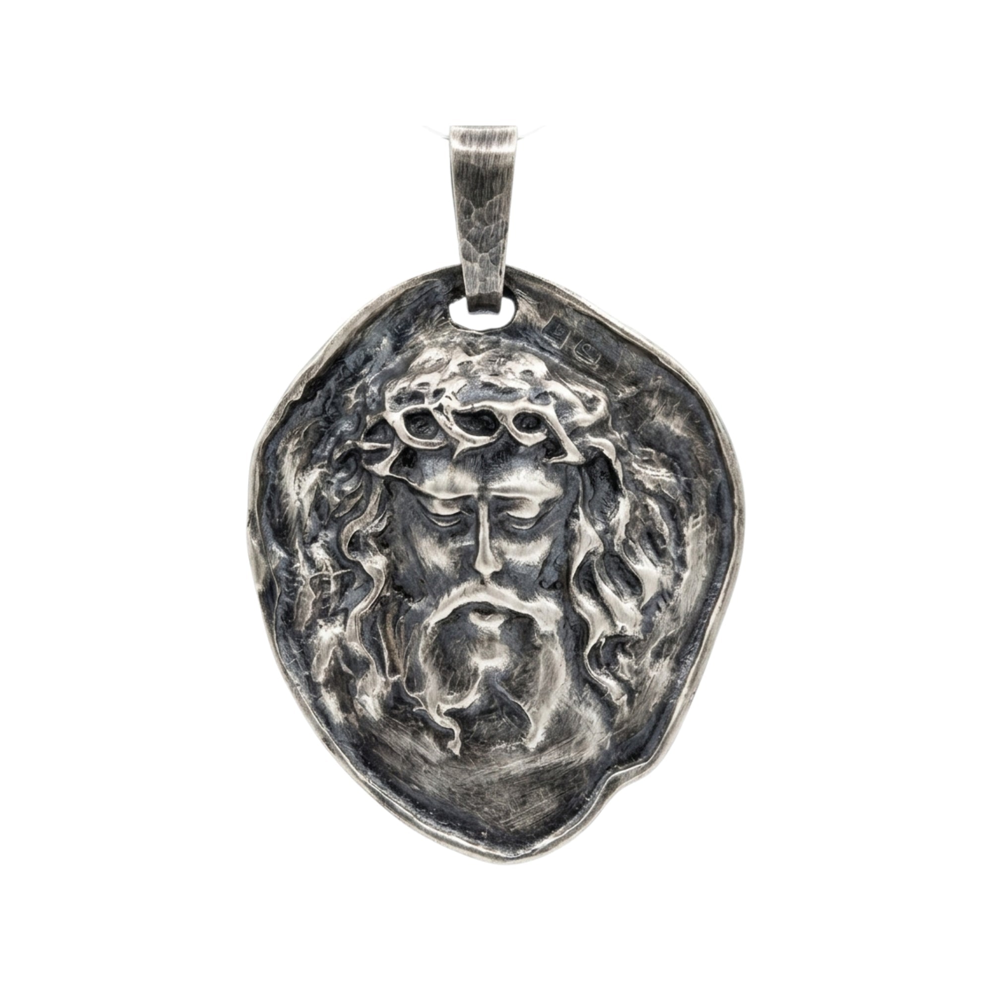 Medalha Cristo de Prata - Aurus Jóias