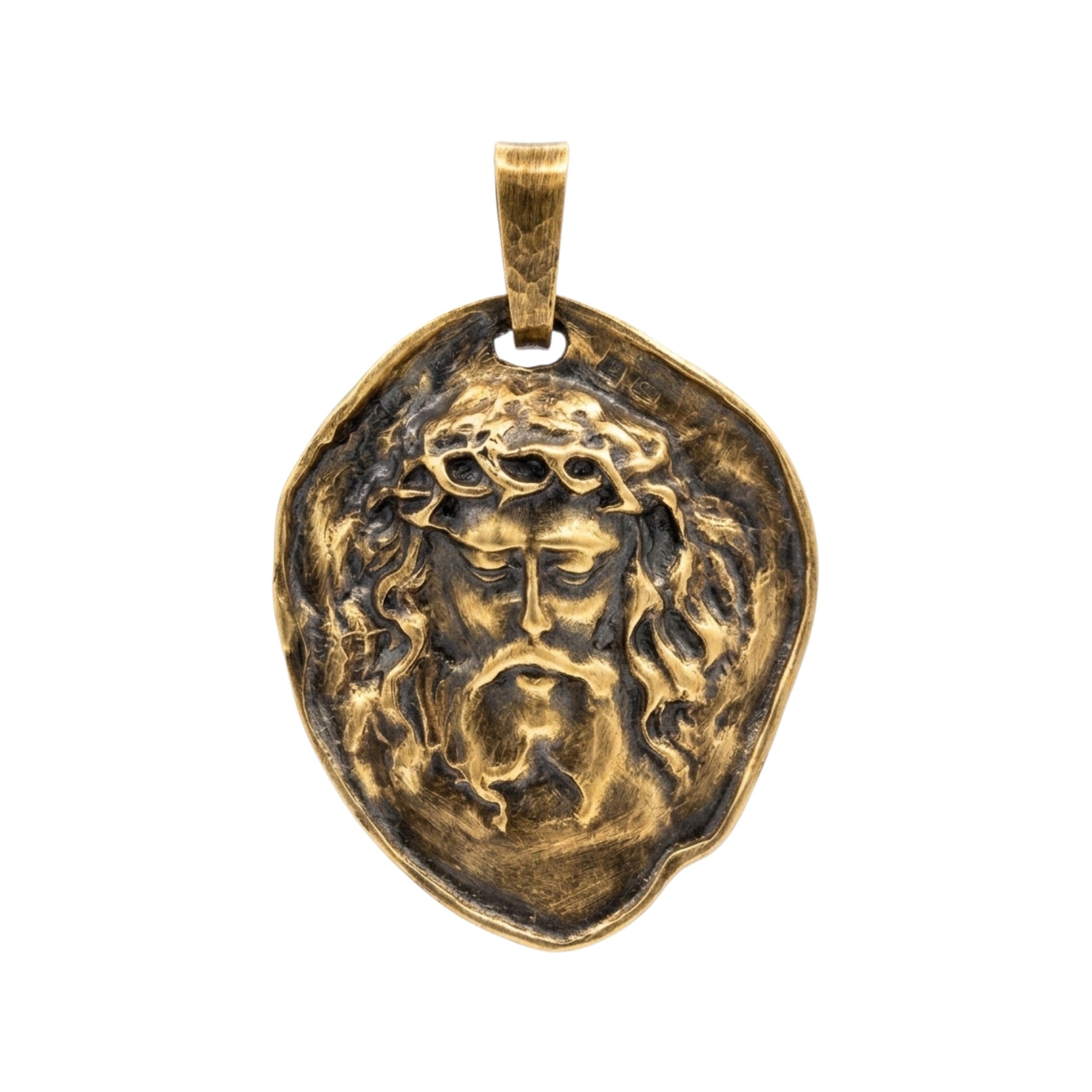 Medalha Cristo de Prata - Aurus Jóias
