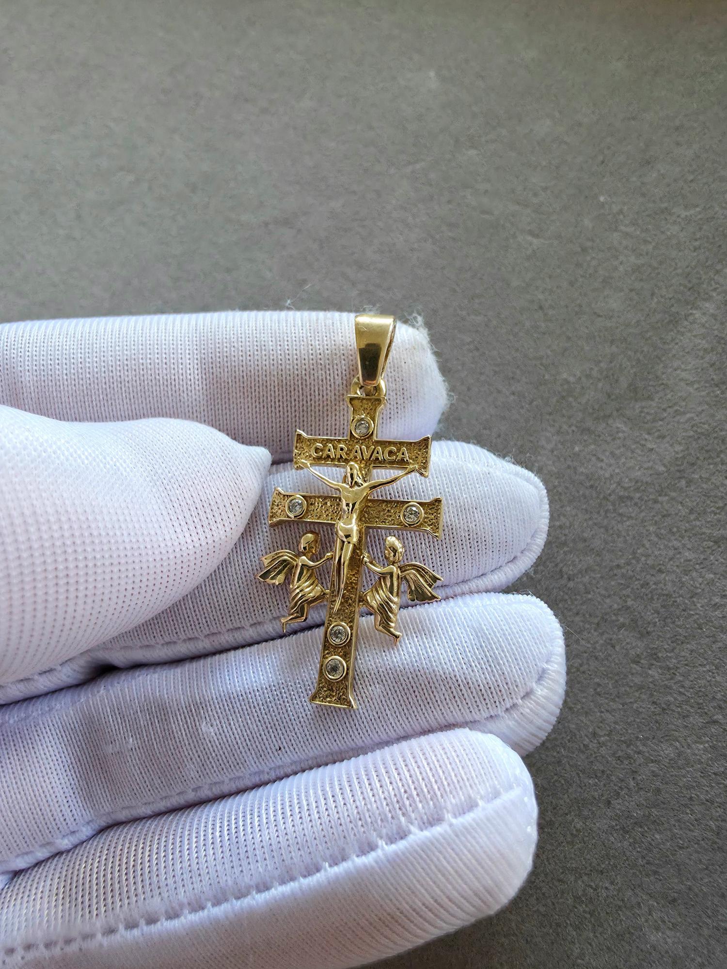 Medalha Cruz Ouro - Aurus Jóias