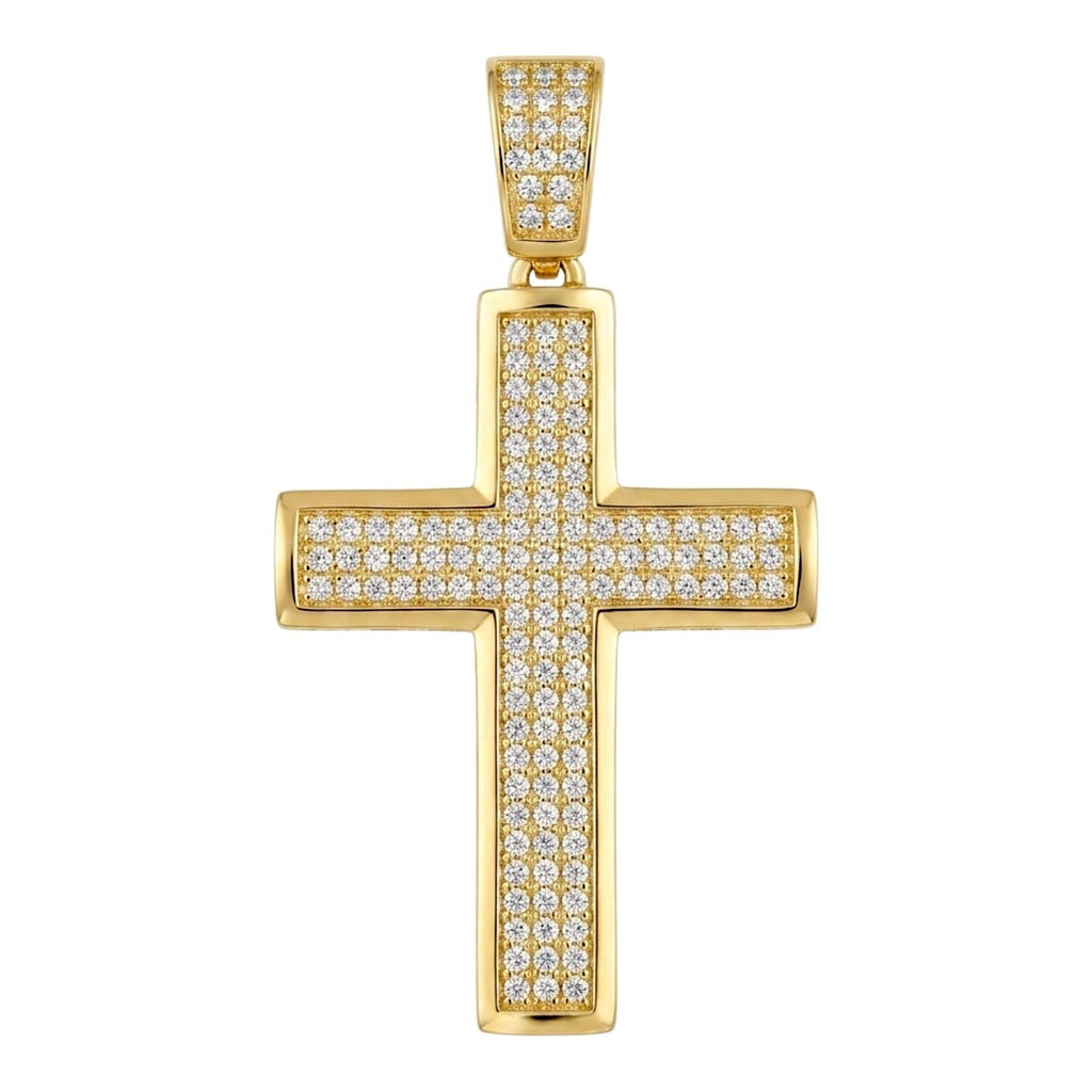 Medalha Cruz Ouro - Aurus Jóias