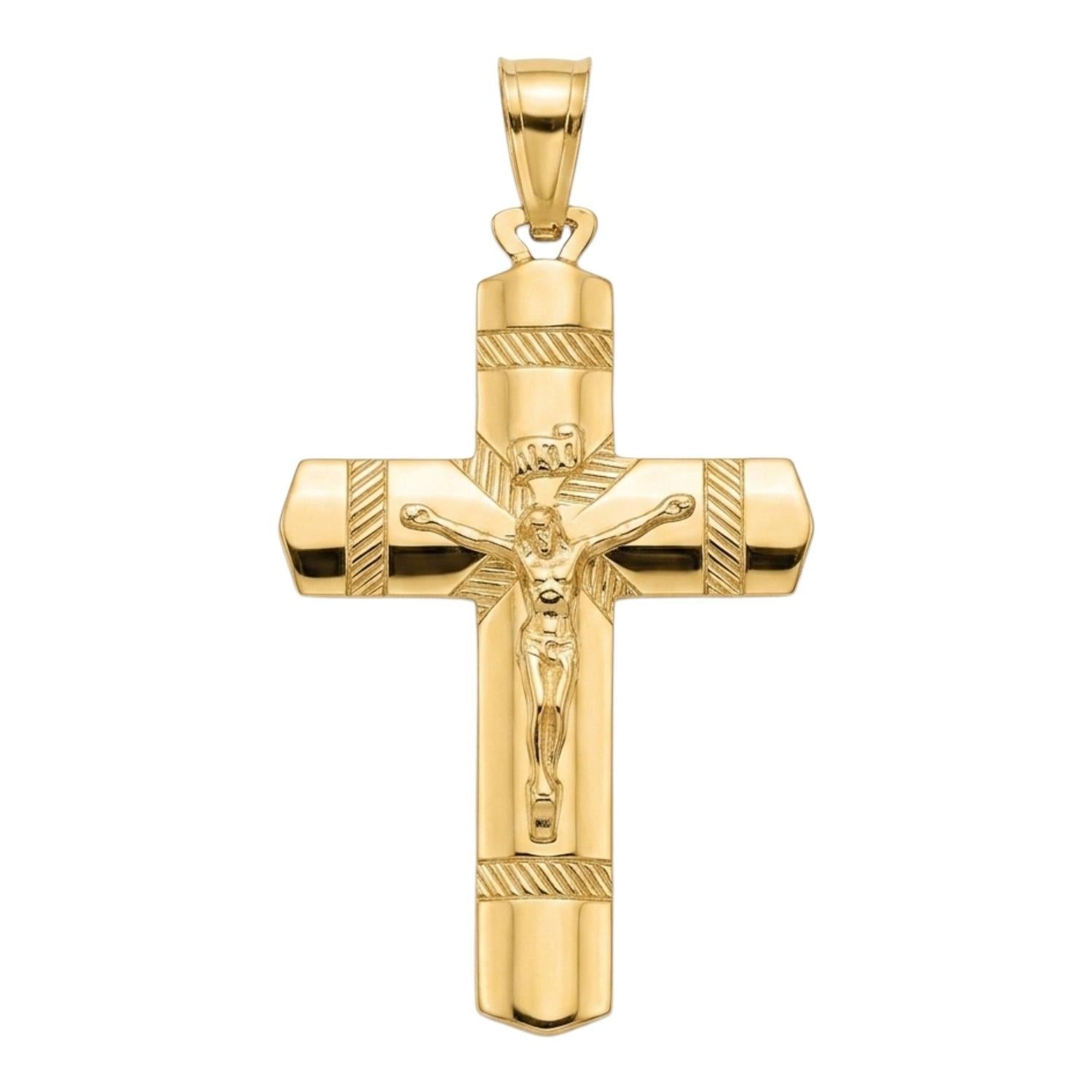 Medalha Cruz Ouro - Aurus Jóias