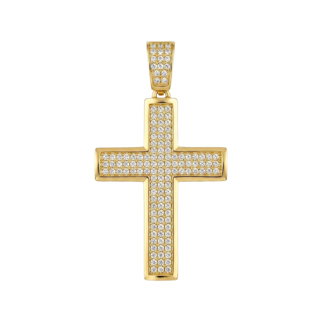 Medalha Cruz Ouro - Aurus Jóias