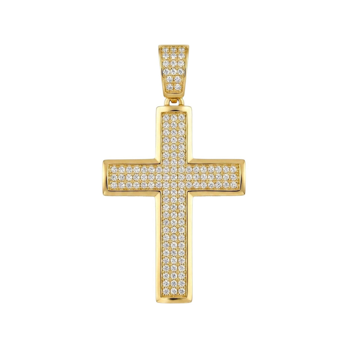 Medalha Cruz Ouro - Aurus Jóias