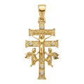 Medalha Cruz Ouro - Aurus Jóias