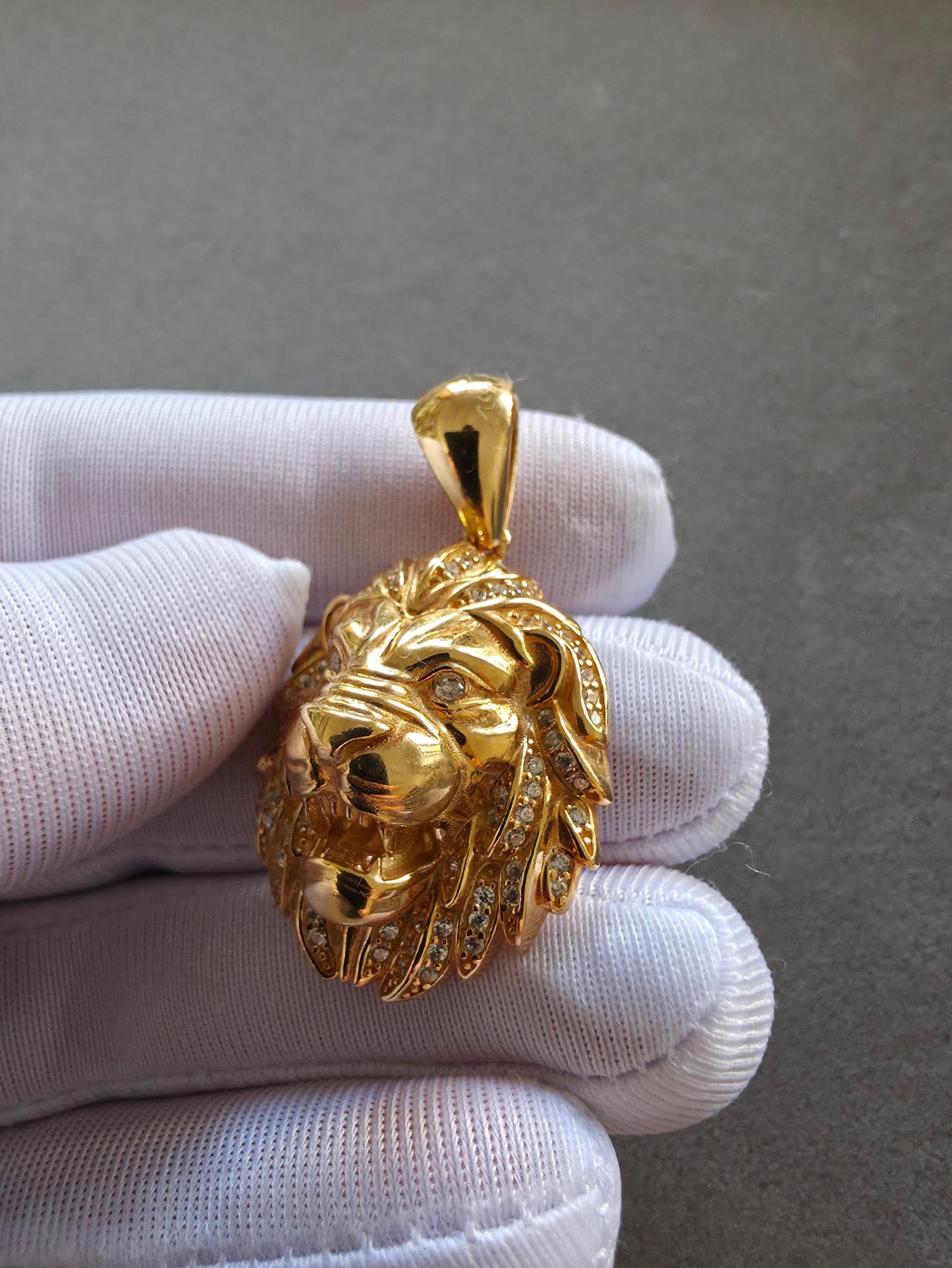 Medalha Leão Ouro - Aurus Jóias