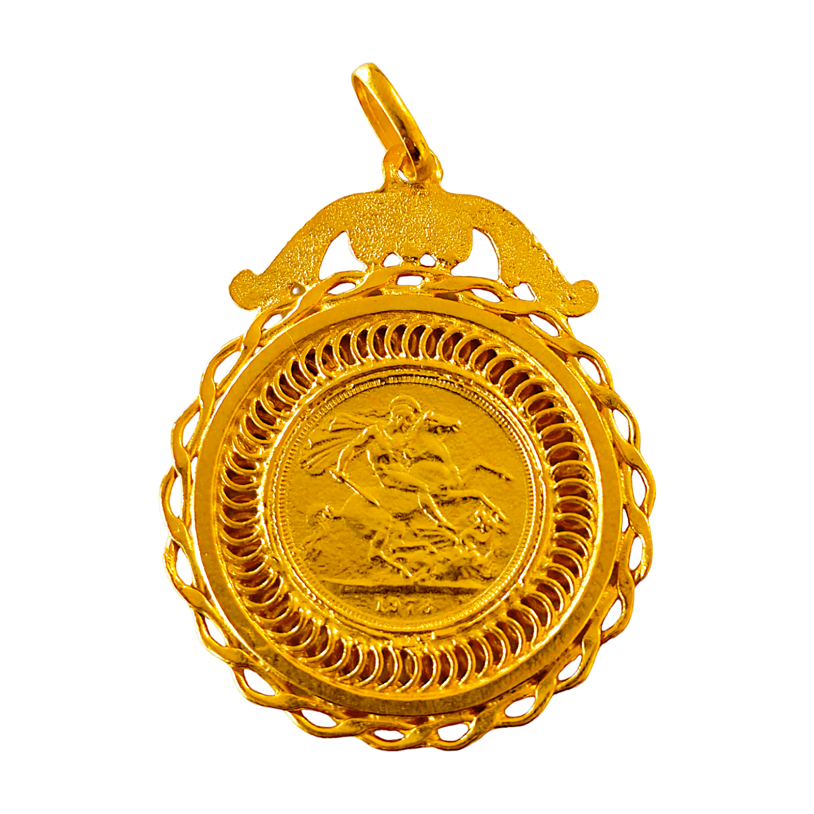 Medalha Libra Prata Dourada - Aurus Jóias