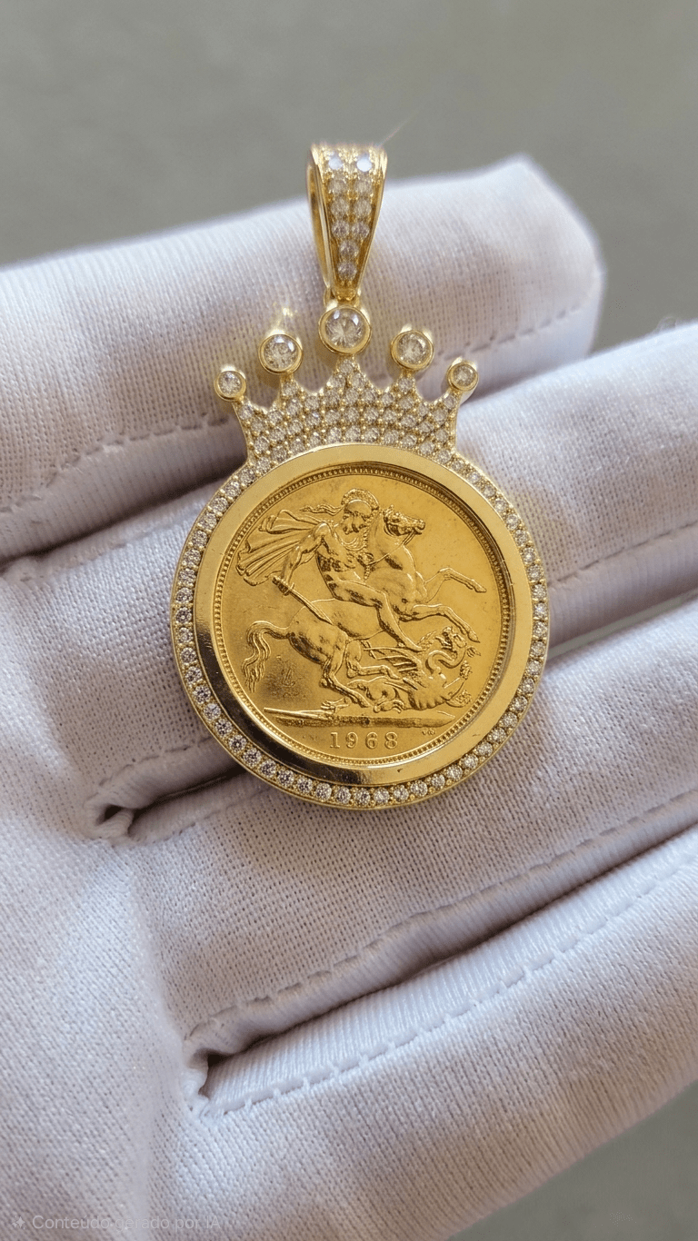 Medalha Ouro - Aurus Jóias
