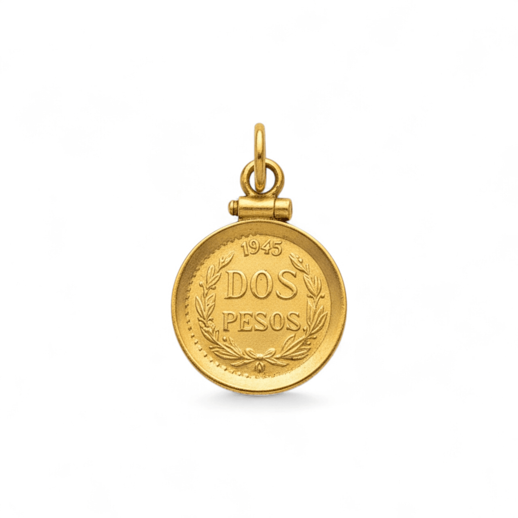 Moeda 2 Pesos Ouro - Aurus Jóias