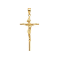 Pingente Crucifixo Religioso em Ouro - Aurus Jóias