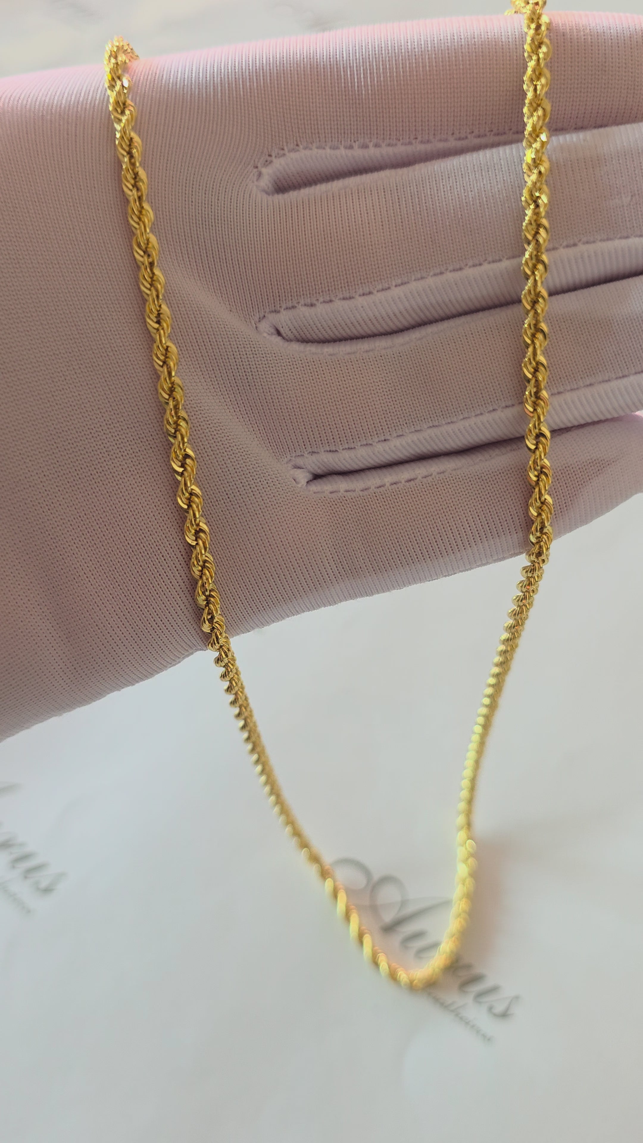 Colar Ouro 4mm