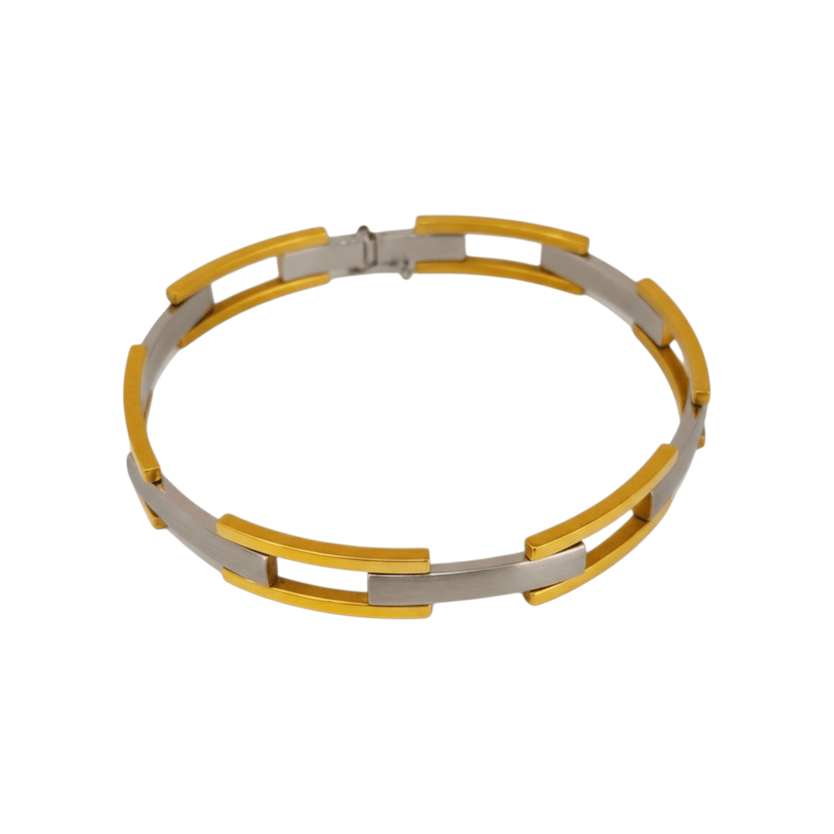 Pulseira Bicolor Ouro - Aurus Jóias