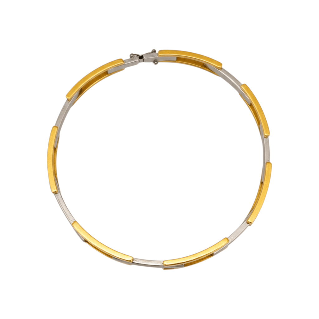 Pulseira Bicolor Ouro - Aurus Jóias