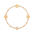 Pulseira C/Bola Criança Ouro - Aurus Jóias