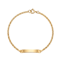 Pulseira C/Chapa Criança - Aurus Jóias