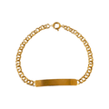 Pulseira c/chapa Ouro - Aurus Jóias