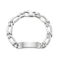 Pulseira C/Chapa Prata - Aurus Jóias