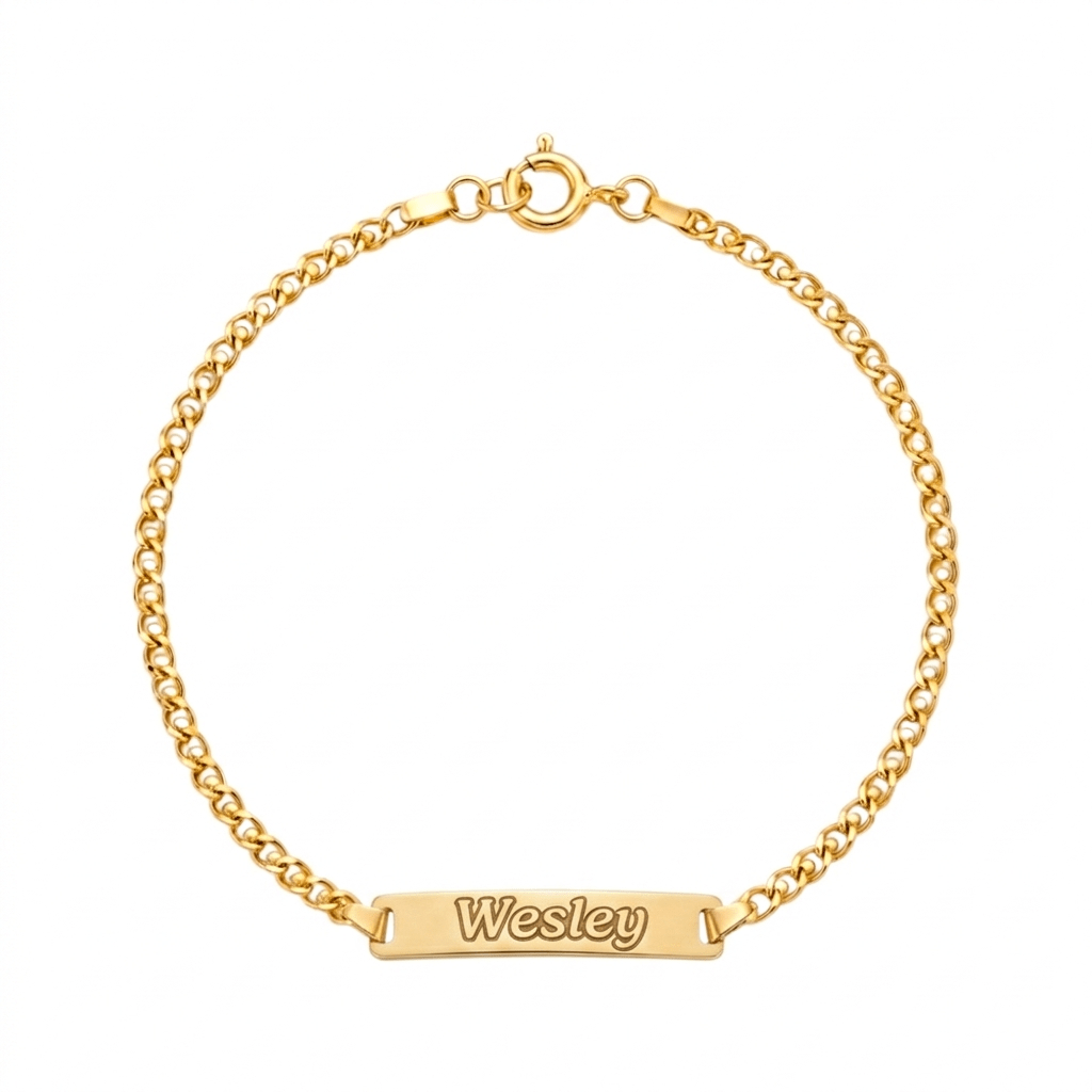 Pulseira Criança Ouro - Aurus Jóias