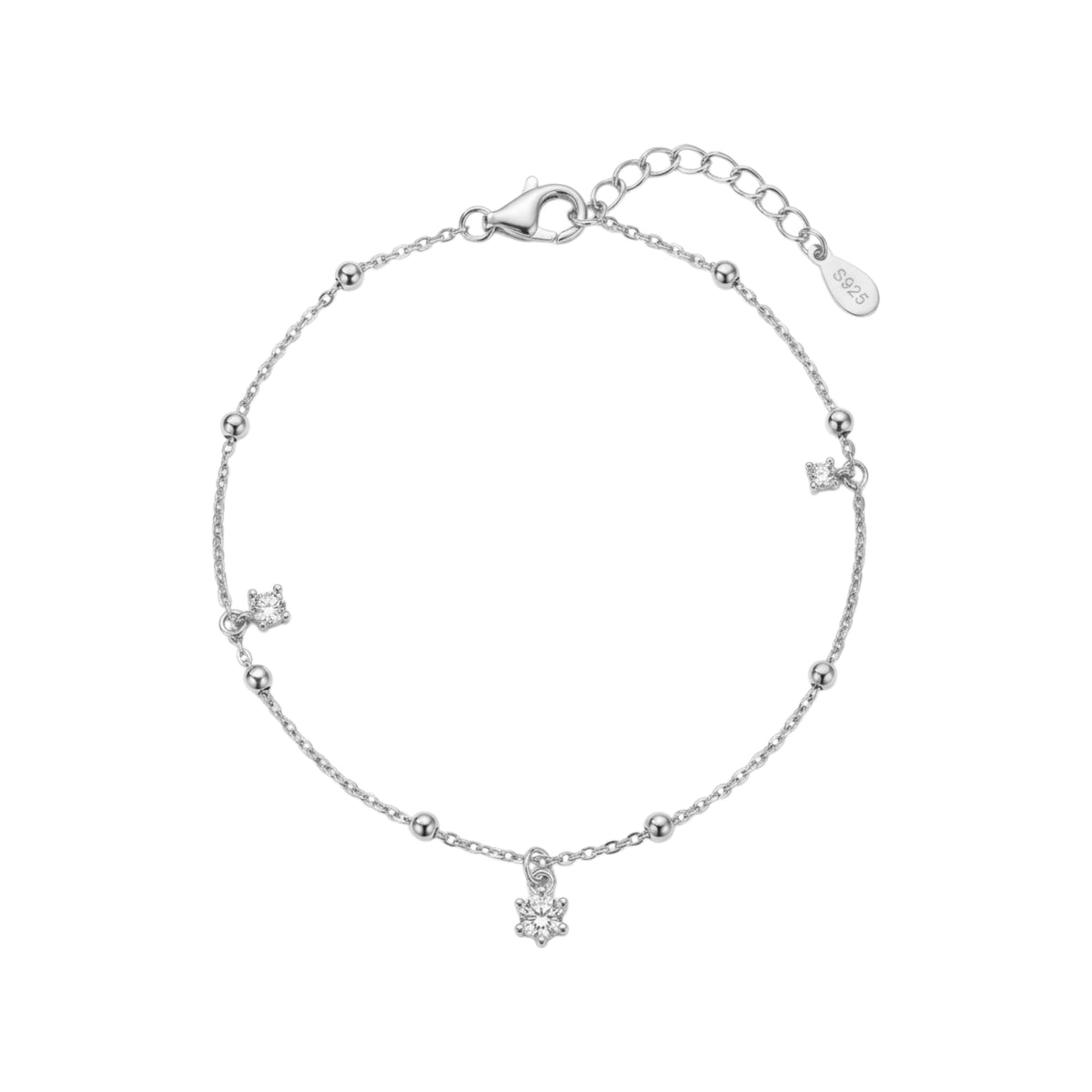Pulseira de Tornozelo Prata - Aurus Jóias