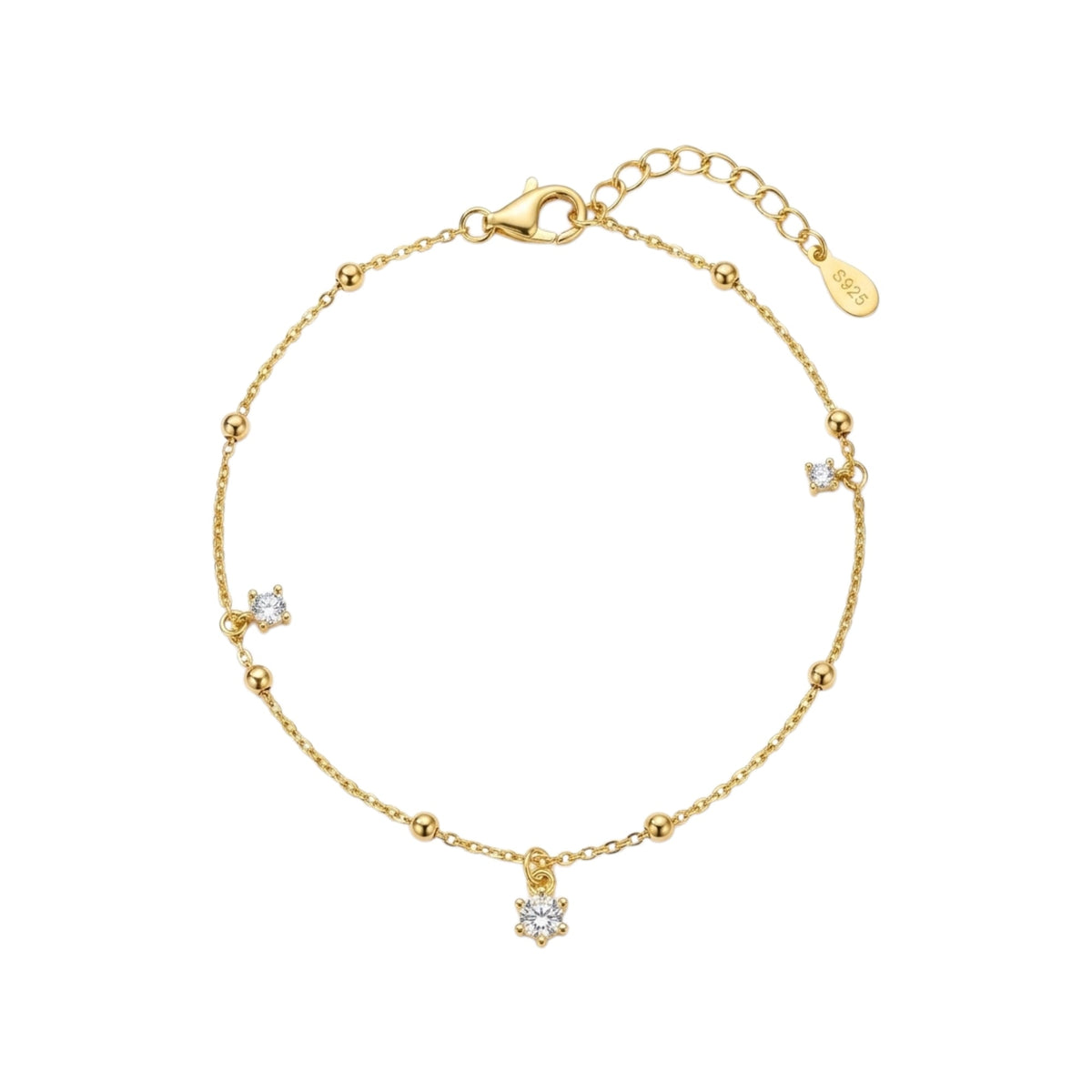 Pulseira de Tornozelo Prata - Aurus Jóias